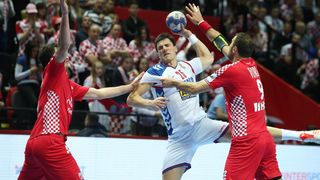 Spaladium Arena, Split – Europsko rukometno prvenstvo, skupina A, 1. kolo, Hrvatska – Srbija 32-22. Spaladium Arena, Split – Europsko rukometno prvenstvo, skupina A, 1. kolo, Hrvatska – Srbija 32-22.