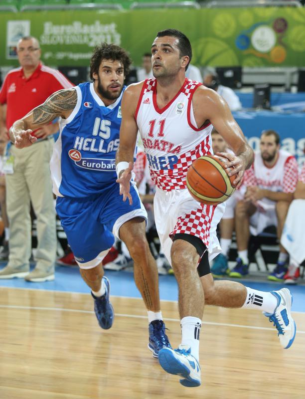 Ljubljana, Slovenija – Europsko prvenstvo u kosarci Eurobasket Slovenia 2013, drugi krug, grupa F, Hrvatska – Grcka. Photo: Igor Kralj/PIXSELL Ljubljana, Slovenija – Europsko prvenstvo u kosarci Eurobasket Slovenia 2013, drugi krug, grupa F, Hrvatska – Grcka. Photo: Igor Kralj/PIXSELL