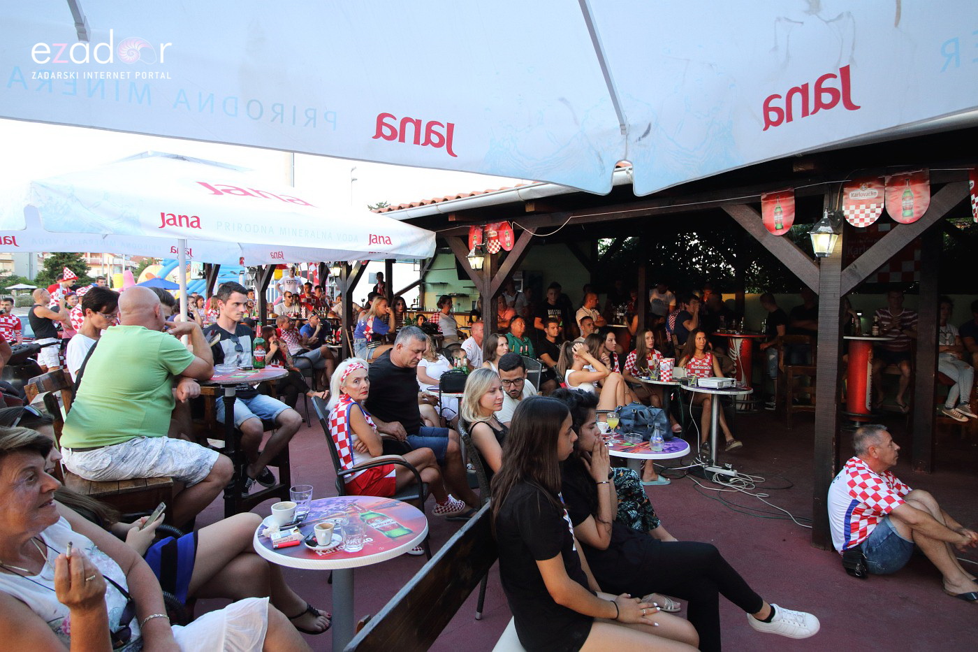 Bibinje: Navijanje za Vatrene i fešta nakon pobjede nad Engleskom