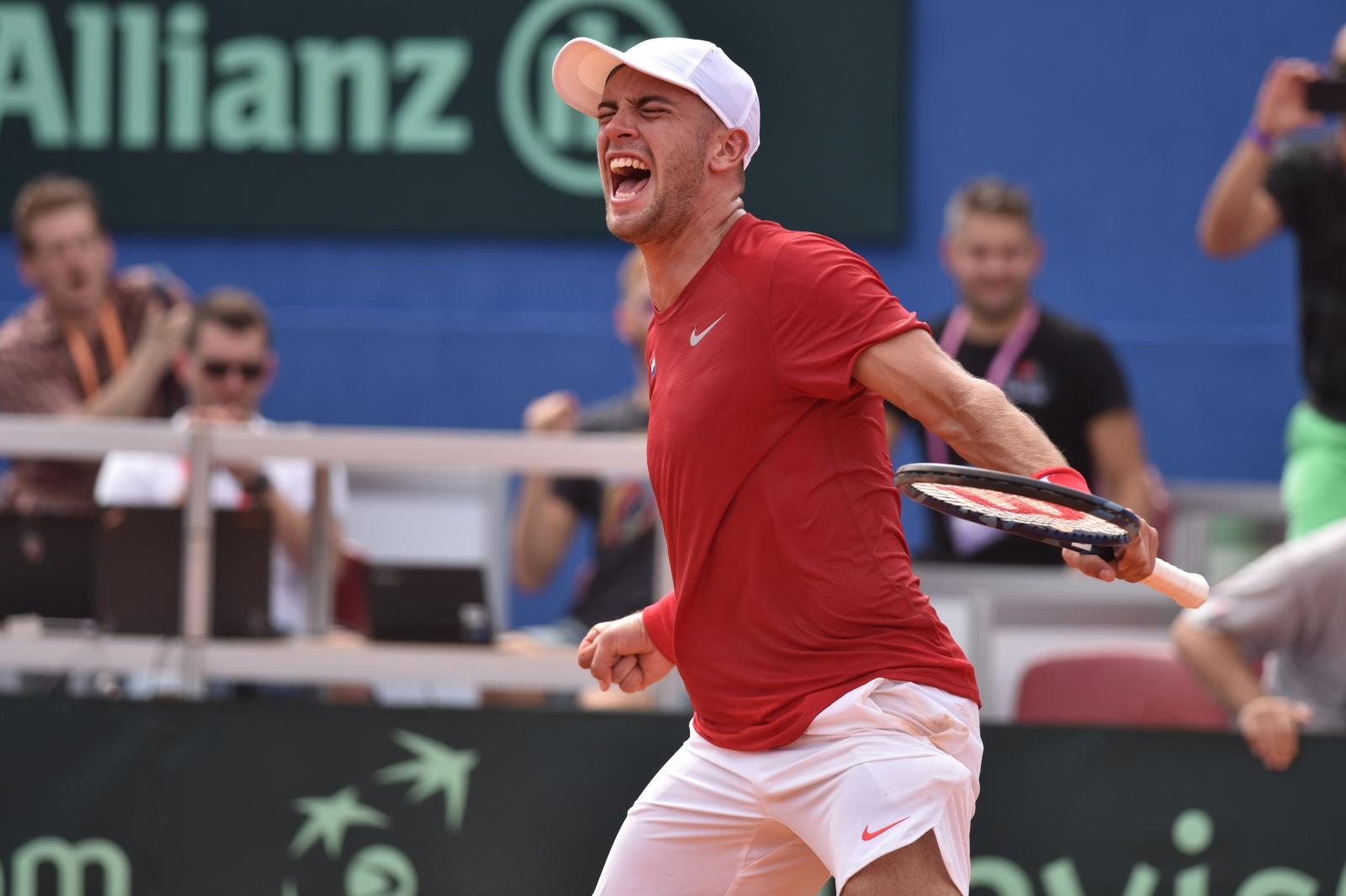 Davis Cup: Borna Ćorić – Steve Johnson Davis Cup: Borna Ćorić – Steve Johnson