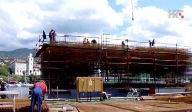 Platforma hrvatskog paviljona za bienalle u Veneciji (Foto: HTV)