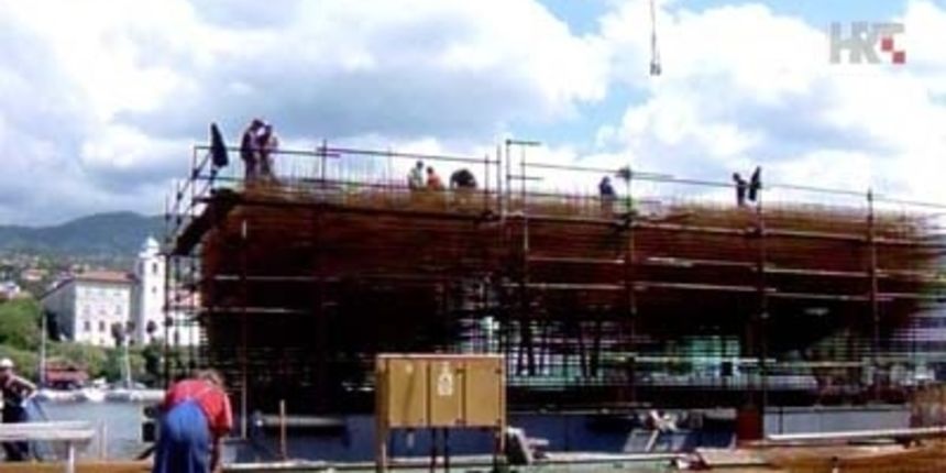 Platforma hrvatskog paviljona za bienalle u Veneciji (Foto: HTV) Platforma hrvatskog paviljona za bienalle u Veneciji (Foto: HTV)