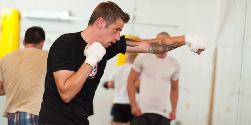 Prvi trening u novom boksačkom klubu Bandits (foto: Ivan Toman)