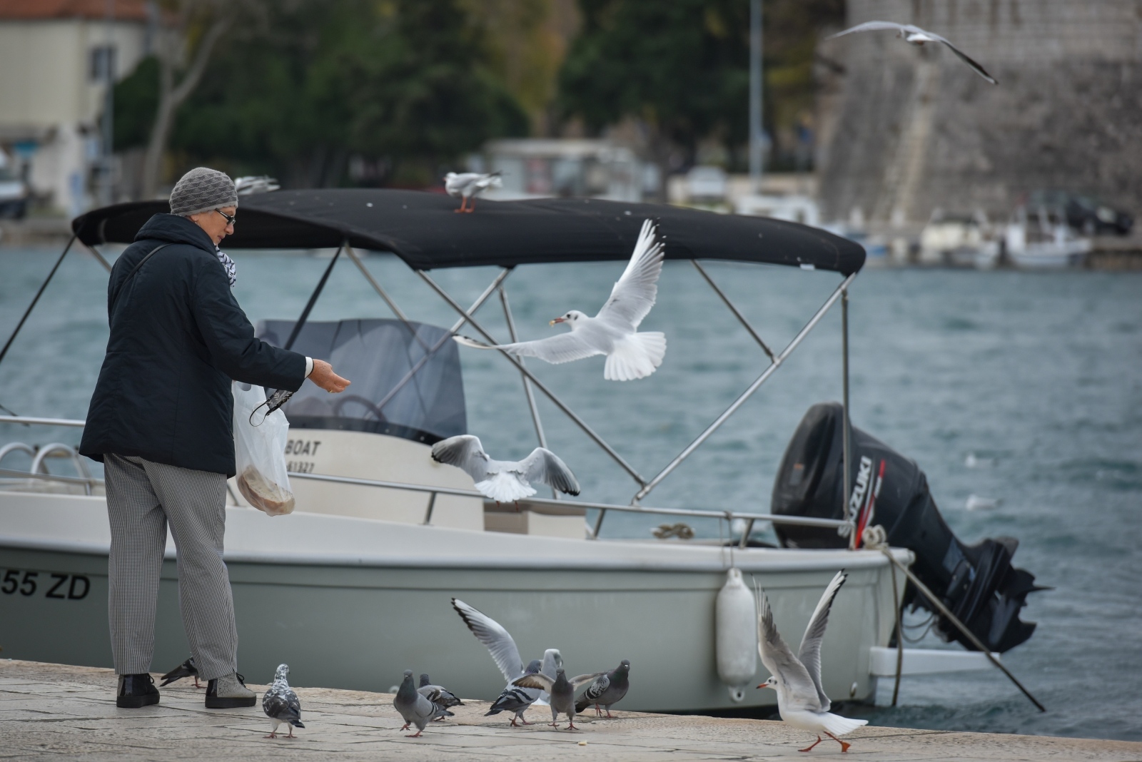 Olujno jugo u Zadru, 5. prosinca 2020.