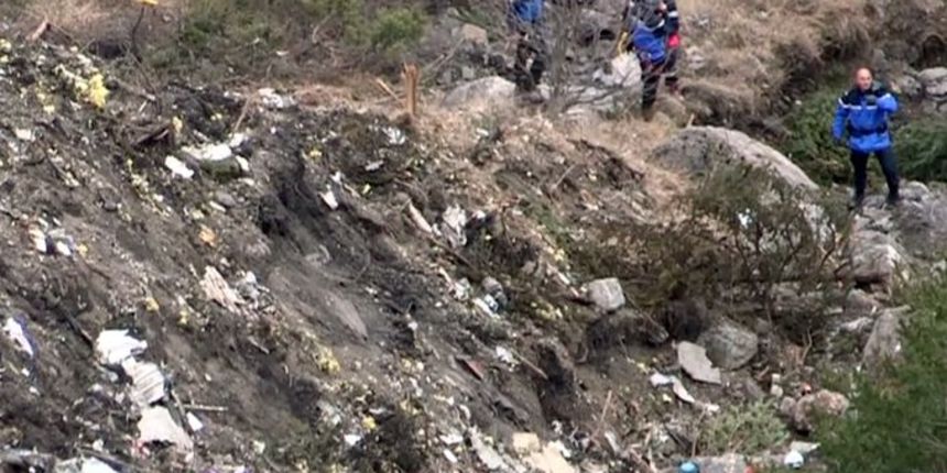 Mjesto pada zrakoplova, Germanwings, foto: www.usatoday.com