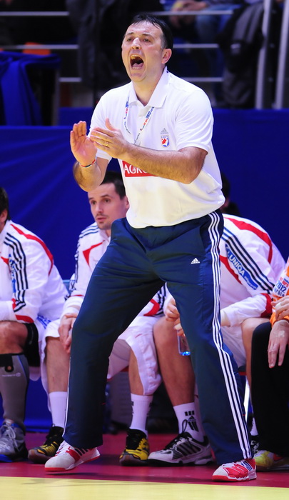 Vrsac, 160112.
Europsko prvenstvo u rukometu u Srbiji.
Prvo kolo, utakmica izmedju Hrvatske i Islanda.
Na slici: Slavko Goluza.
Foto: Drazen Aleksic / CROPIX Vrsac, 160112.
Europsko prvenstvo u rukometu u Srbiji.
Prvo kolo, utakmica izmedju Hrvatske i Islanda.
Na slici: Slavko Goluza.
Foto: Drazen Aleksic / CROPIX