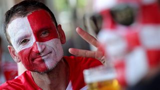 Veseli hrvatski navijači u Rostovu na Donu