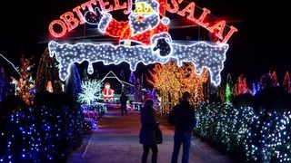 24.12.2014., Cazma, Grabovnica – Obitelj Salaj svoje imanje ukrasila je s milijun i petsto tisuca lampica povodom Bozicnih i Noogodisnjih blagdana. Bozicnu pricu svake godine posjecuju mnogobrojni turisti. Photo: Marko Prpic/PIXSELL