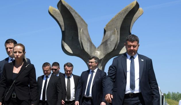 Andrej Plenković u Jasenovcu