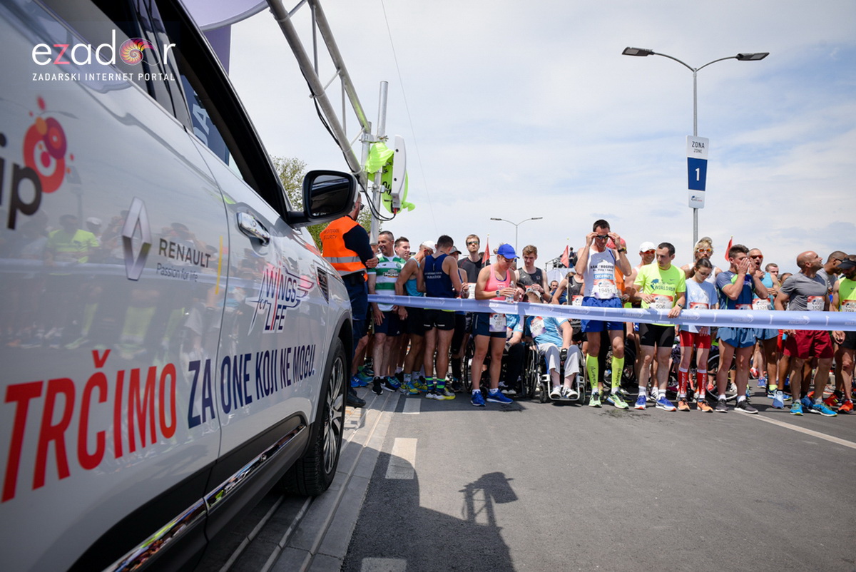 Start utrke Wings for Life World Run Zadar 2018.
