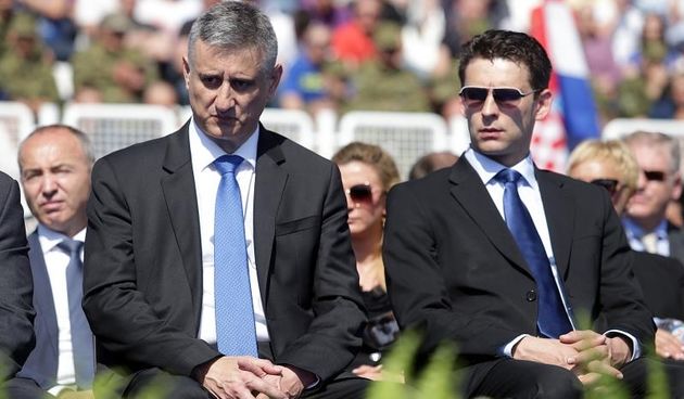 Prvi i drugi potpredsjednici Vlade RH, Tomislav Karamarko i Božo Petrov. Photo: Jurica Galoić/PIXSELL