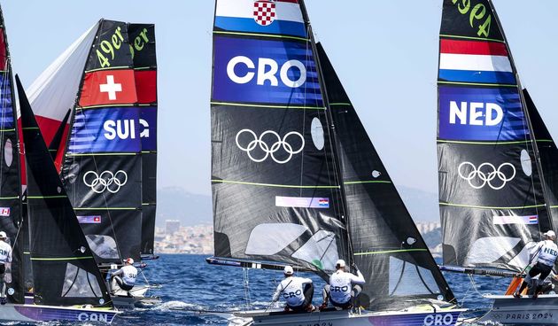 OI Pariz 2024: Braća Fantela u klasi 49er na regatnom polju u Marseilleu