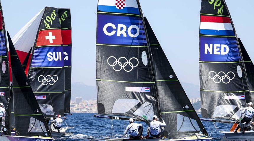 OI Pariz 2024: Braća Fantela u klasi 49er na regatnom polju u Marseilleu OI Pariz 2024: Braća Fantela u klasi 49er na regatnom polju u Marseilleu
