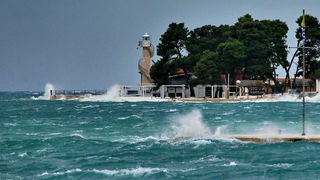 Olujno jugo u Zadru, nedjelja 6. prosinca 2020. godine