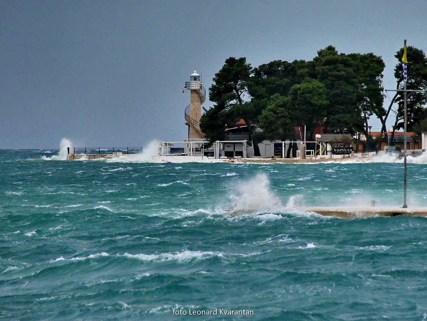 Olujno jugo u Zadru, nedjelja 6. prosinca 2020. godine