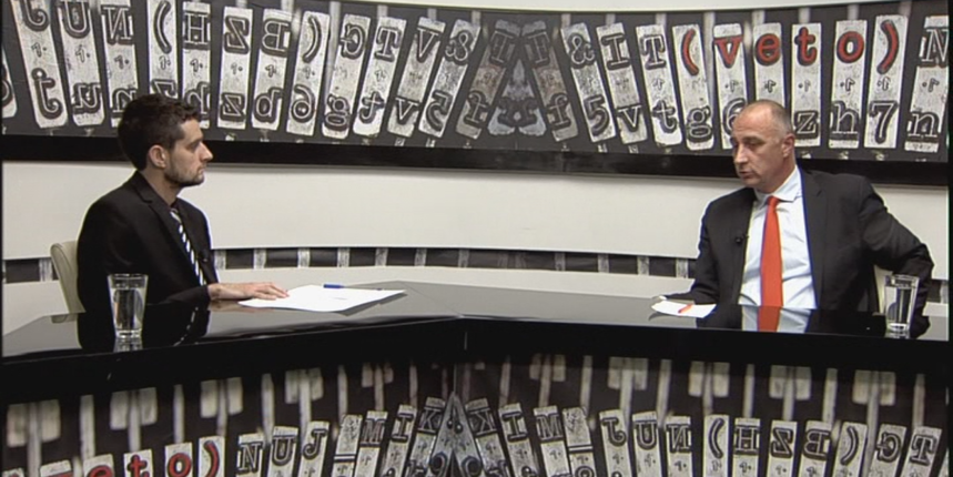 Sanjin Španović i Ivan Vrdoljak u emisiji Veto na Jabuka TV