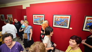 Svečano otvorena izložba slika fra Petra Perice Vidića