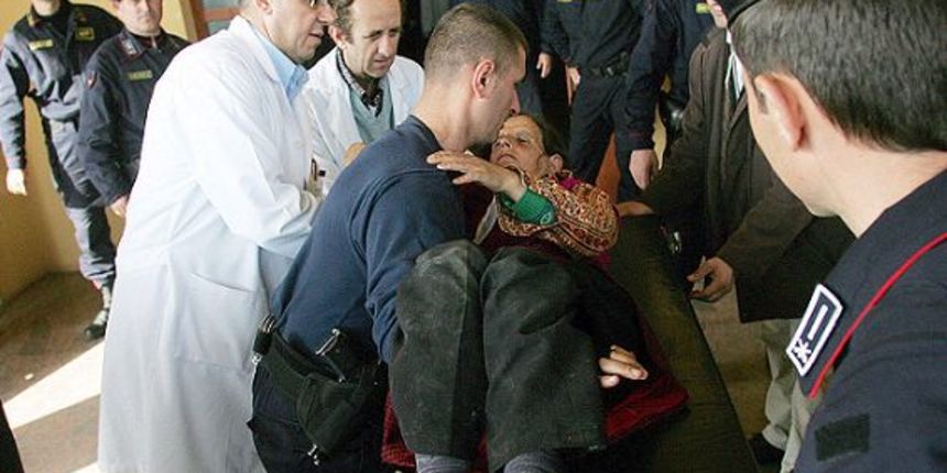 Tirana eksplozija 1 (Foto: EFE)