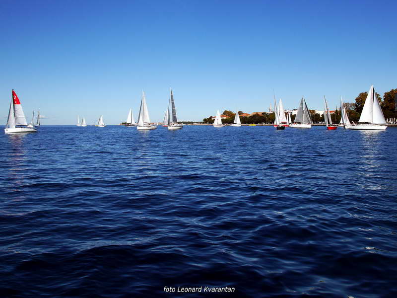 Zadarska Koka 2016. gledana s mora. Foto: Leonard Kvarantan Zadarska Koka 2016. gledana s mora. Foto: Leonard Kvarantan