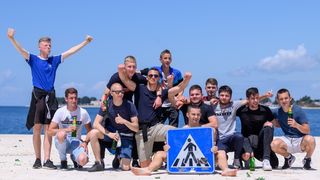 Zadarski maturanti obilježili kraj škole na rivi