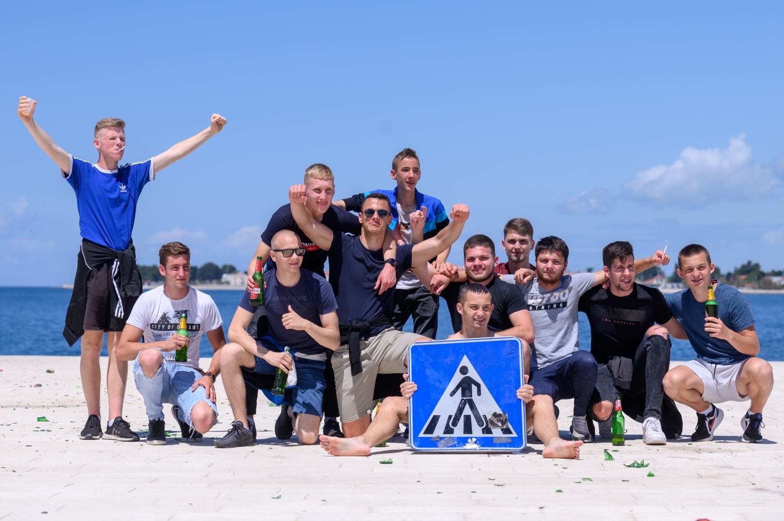 Zadarski maturanti obilježili kraj škole na rivi