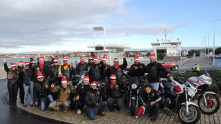 Zadar, 131211
Udruga motorista “Bestije” za Svetu Lucu daruje vrtic Latica, za djecu s teskocama u razvoju. Prije odlaska u vrtic, motoristi su se provozali po gradu noseci kapice  djeda Mraza.
Foto: Luka Gerlanc / CROPIX