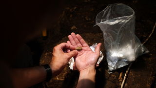 Zadar, 060712.
Predstavljanje novih arheoloskih nalaza iz spilje neandertalaca iz srednjeg paleolitika. Spilja se nalazi u kanjonu ispod utvrde Klicevica u blizini Benkovca. Arheolozi su pronasli ostatke alata kojima su se sluzili neandertalci prije 40 ti