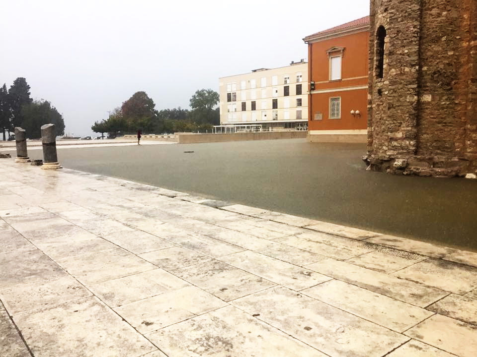 Poplavljen Forum kod Sv. Donata