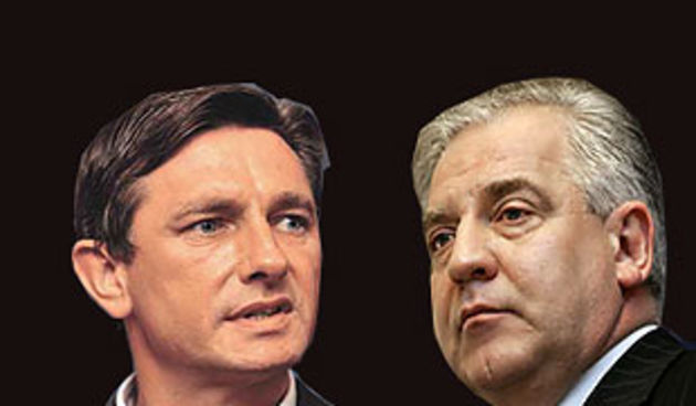 Pahor i Sanader (Foto: Net.hr)