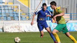 Zadar, 060413. 
Stadion na Stanovima.
Utakmica 26. kola prve HNL izmedju NK Zadar i NK Istra. Na fotografiji: igrac Zadra Stipe Perica. 
Foto: Jure Miskovic / CROPIX