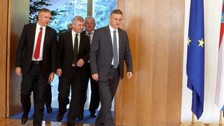 Predsjednica RH primila predstavnike Domoljubne koalicije i Hrvatska raste na konzultacije. Foto: Goran Stanzl/PIXSELL