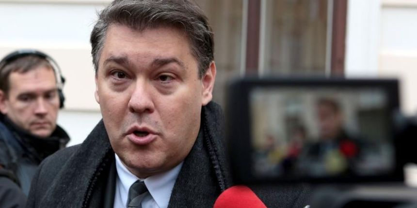 Boris Lalovac dolazi na sjednicu Vlade. Photo: Patrik Macek/PIXSELL