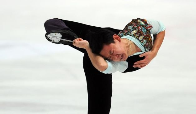 47. Zlatna pirueta Zagreb, muskarci, slobodni program. Denis Ten, Kazahstan. Photo: Daniel Kasap/PIXSELL