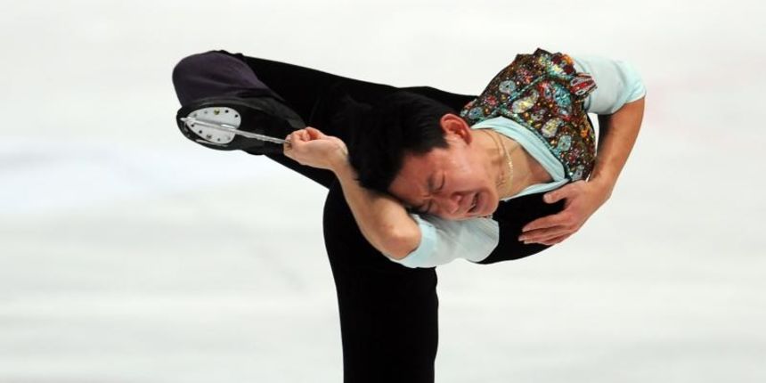 47. Zlatna pirueta Zagreb, muskarci, slobodni program. Denis Ten, Kazahstan. Photo: Daniel Kasap/PIXSELL 47. Zlatna pirueta Zagreb, muskarci, slobodni program. Denis Ten, Kazahstan. Photo: Daniel Kasap/PIXSELL