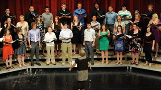 Zadar, 190512.
U Zadru se u protekla tri dana odrzavalo natjecanje zborova. Veceras se u HNK Zadar odrzala dodjela nagrada zlatni, srebrni i broncani Cikin krizic, te diplome, nakon cega je slijedilo kratko natjecanje za Grand prix (nagrada Grada Zadra u