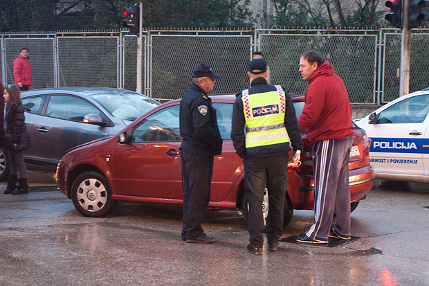 Prometna nesreća na križanju Radićeve i Tuđmanove, Foto: Leo Banić