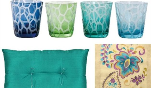 Tirkizna boja, kušin, čaše (Tportal.hr)