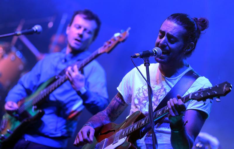 Zagreb – INmusic festival na zagrebackom jezeru Jarun unatoc losem vremenu okupio velik broj posjetitelja. Nastup benda A Toys Orchestra. Photo: Jurica Galoic/PIXSELL Zagreb – INmusic festival na zagrebackom jezeru Jarun unatoc losem vremenu okupio velik broj posjetitelja. Nastup benda A Toys Orchestra. Photo: Jurica Galoic/PIXSELL