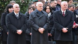 Svecanim postrojavanjem i mimohodom kroz grad postrojbi sudionica obiljezena je 22. obljetnica vojno-redarstvene akcije Maslenica. Photo: Dino Stanin/PIXSELL Svecanim postrojavanjem i mimohodom kroz grad postrojbi sudionica obiljezena je 22. obljetnica vojno-redarstvene akcije Maslenica. Photo: Dino Stanin/PIXSELL