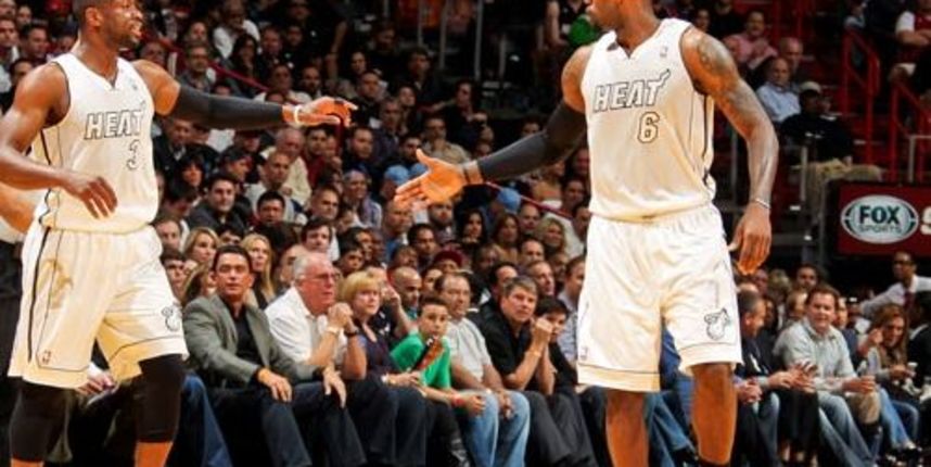 Dwyane Wade i LeBron James (Miami Heat), foto: nba.com