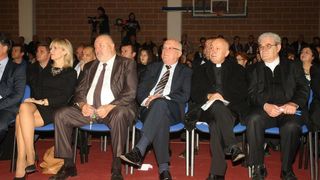 Grad Biograd na moru odrzao je svecanu sjednicu na kojoj su urucene zahvalnice zasluznim gradjanima. Sjednici su nazocili i generali Ante Gotovina i Mladen Markac koji je proglasen za pocasnog gradjanina. Photo: Dino Stanin/PIXSELL