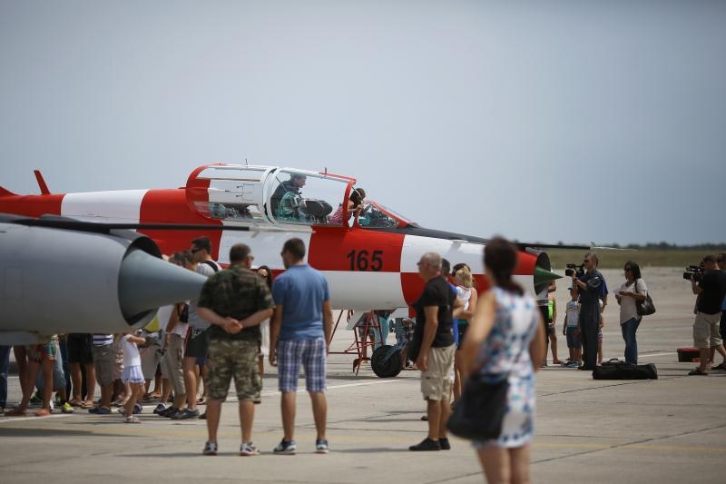 Dan otvorenih vrata Zračne baze Zemunik 5. kolovoza 2014., Foto: Filip Brala/PIXSELL