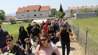 Jedan od heroja obrane Zadra u Domovinskom ratu, hrvatski branitelj, Ante Rudan dobio je danas svoju ulicu na Bilom brigu u MO Plovanija, foto: Grad Zadar