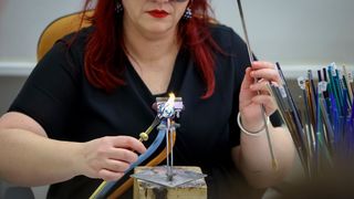 Demonstracija puhanja stakla @ Muzej antičkog stakla