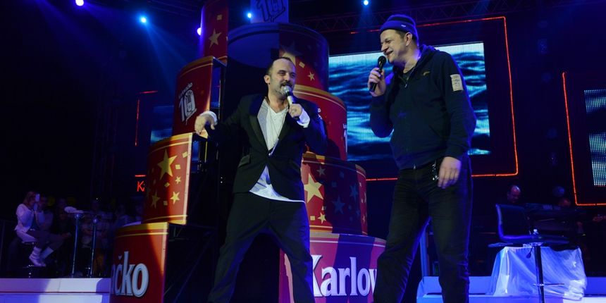 Tony Cetinski i Marijan Ban priredili pravi slavljenički spektakl, foto: Odjel korporativnih komunikacija Karlovačka pivovara Tony Cetinski i Marijan Ban priredili pravi slavljenički spektakl, foto: Odjel korporativnih komunikacija Karlovačka pivovara