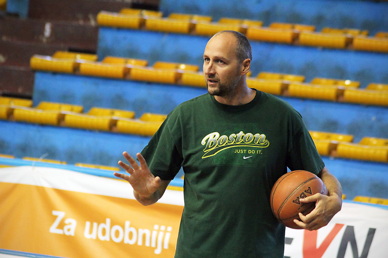 Jazine: Dino Radja trenirao s igracima Zadra, foto: Sasa Cuka Jazine: Dino Radja trenirao s igracima Zadra, foto: Sasa Cuka