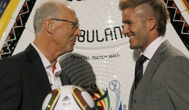 Beckenbauer i Beckham, Foto: Reuters