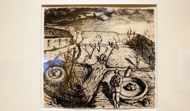 Ekskluzivan obilazak izlozbe Ignjat Job – Vatra mediterana pod vodstvom autora prof. dr. sc. Zvonka Makovica i ravnatelja Galerije Klovicevi dvori Antonija Picukarica. Photo: Luka Stanzl/PIXSELL