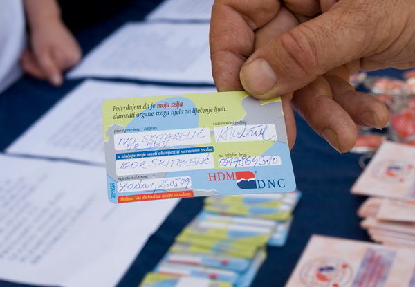 Akcija “Zivot na dar” na Narodnom trgu