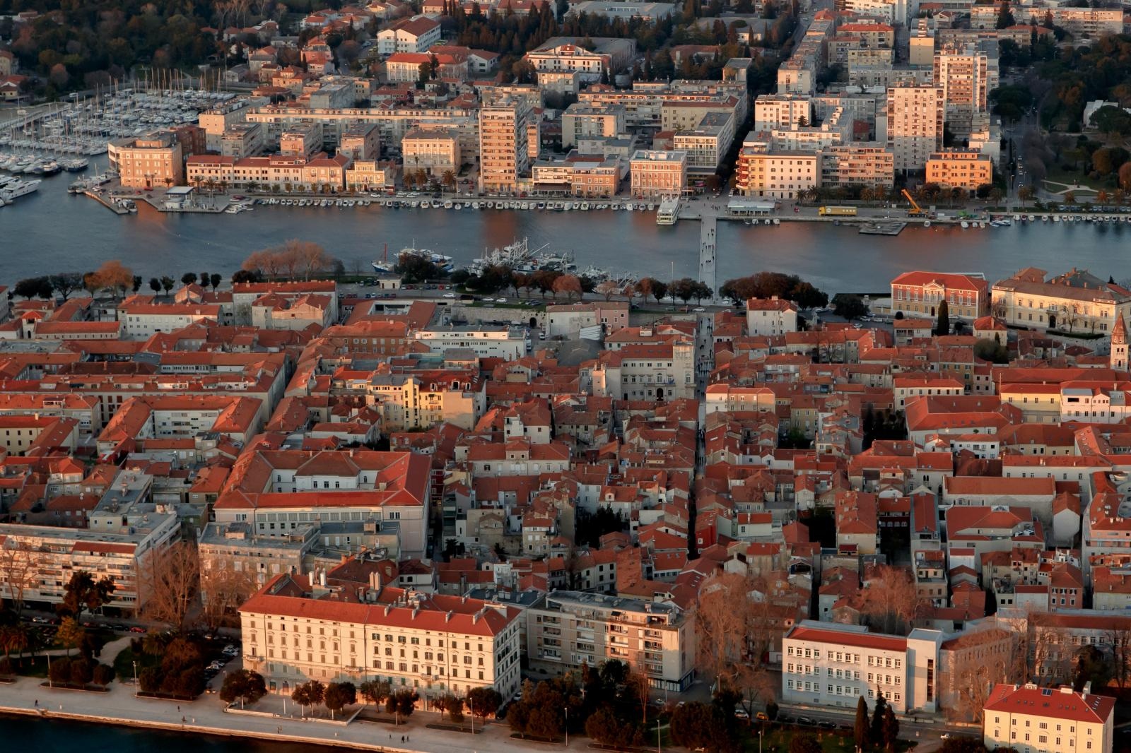Zadar iz zraka, panorama Zadra Zadar iz zraka, panorama Zadra